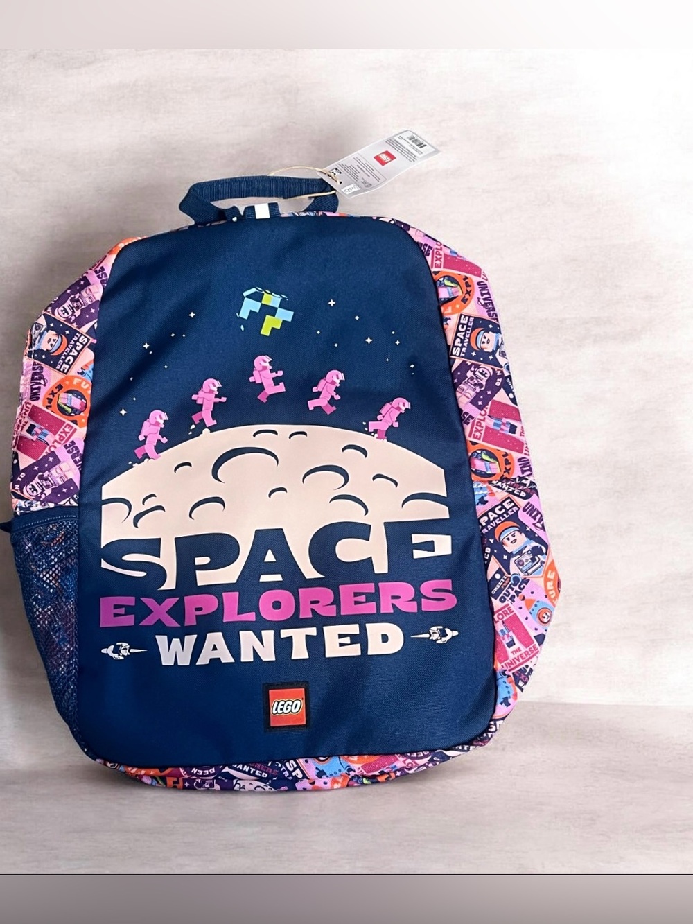 LEGO Navy and Pink Space Explorers Backpack Unisex